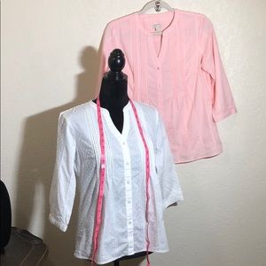 Talbots 3/4slv 2 for $25 Small Petites